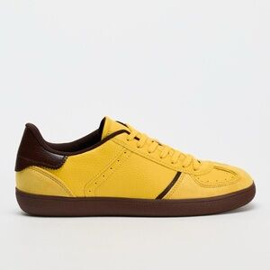 Zara yellow sneakers